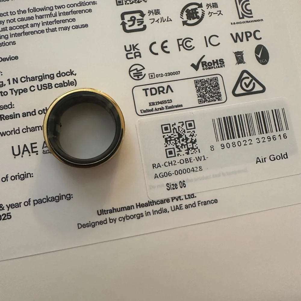 Gold Wearable Ring